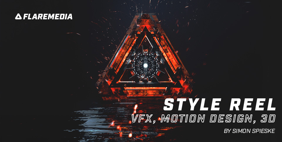 showreel simon spieske style reel video motion design vfx flaremedia