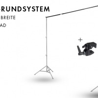 Hintergrundsystem für Rollhintergründe oder Greenscreen Leihen hintergrundsystem mieten